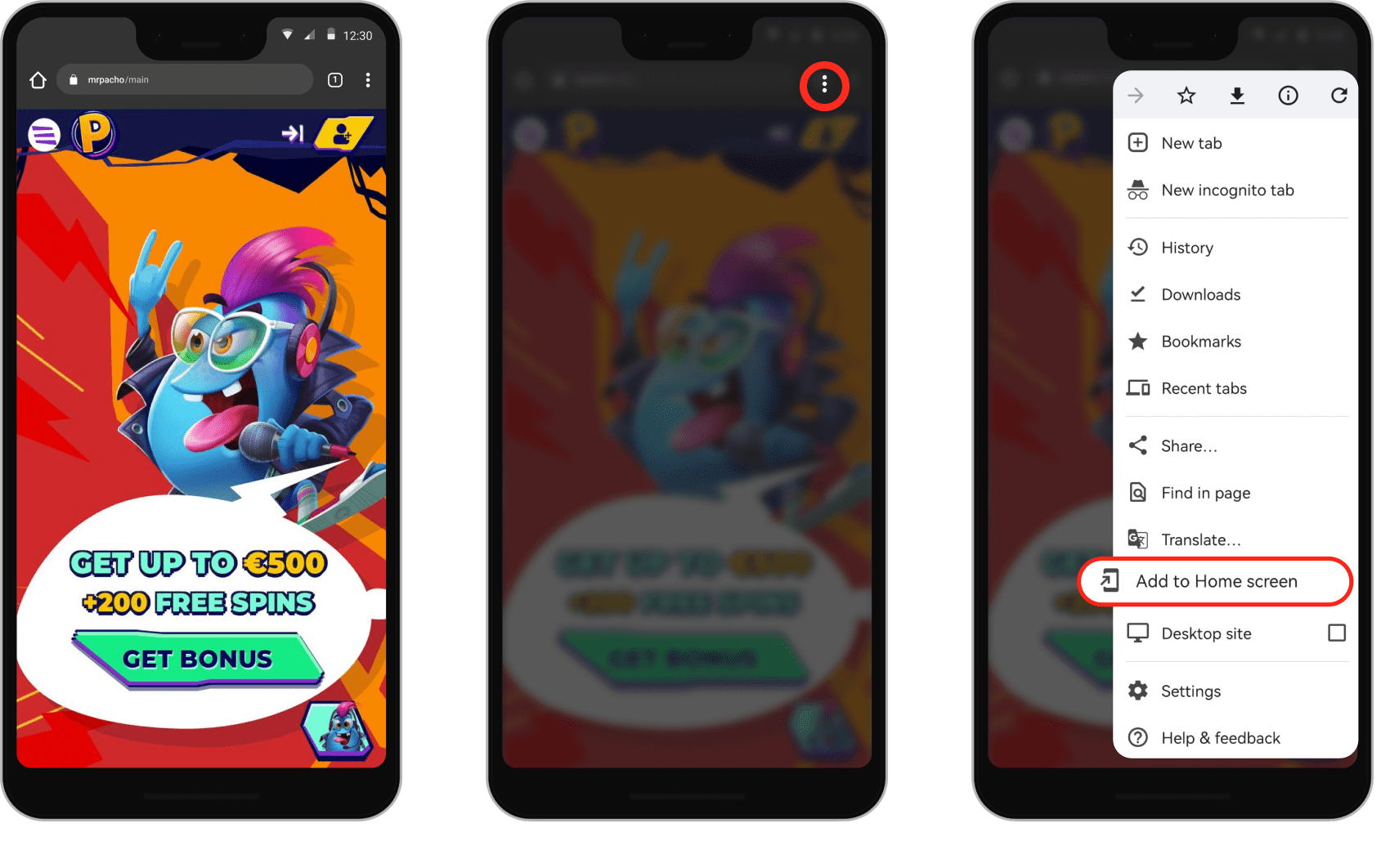 MrPacho Android app